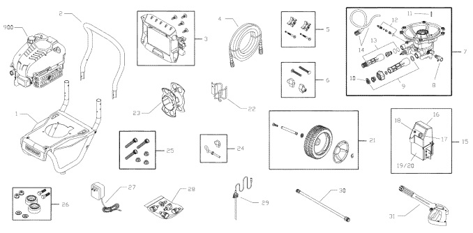 Craftsman Pressure Washer 580752280 Parts